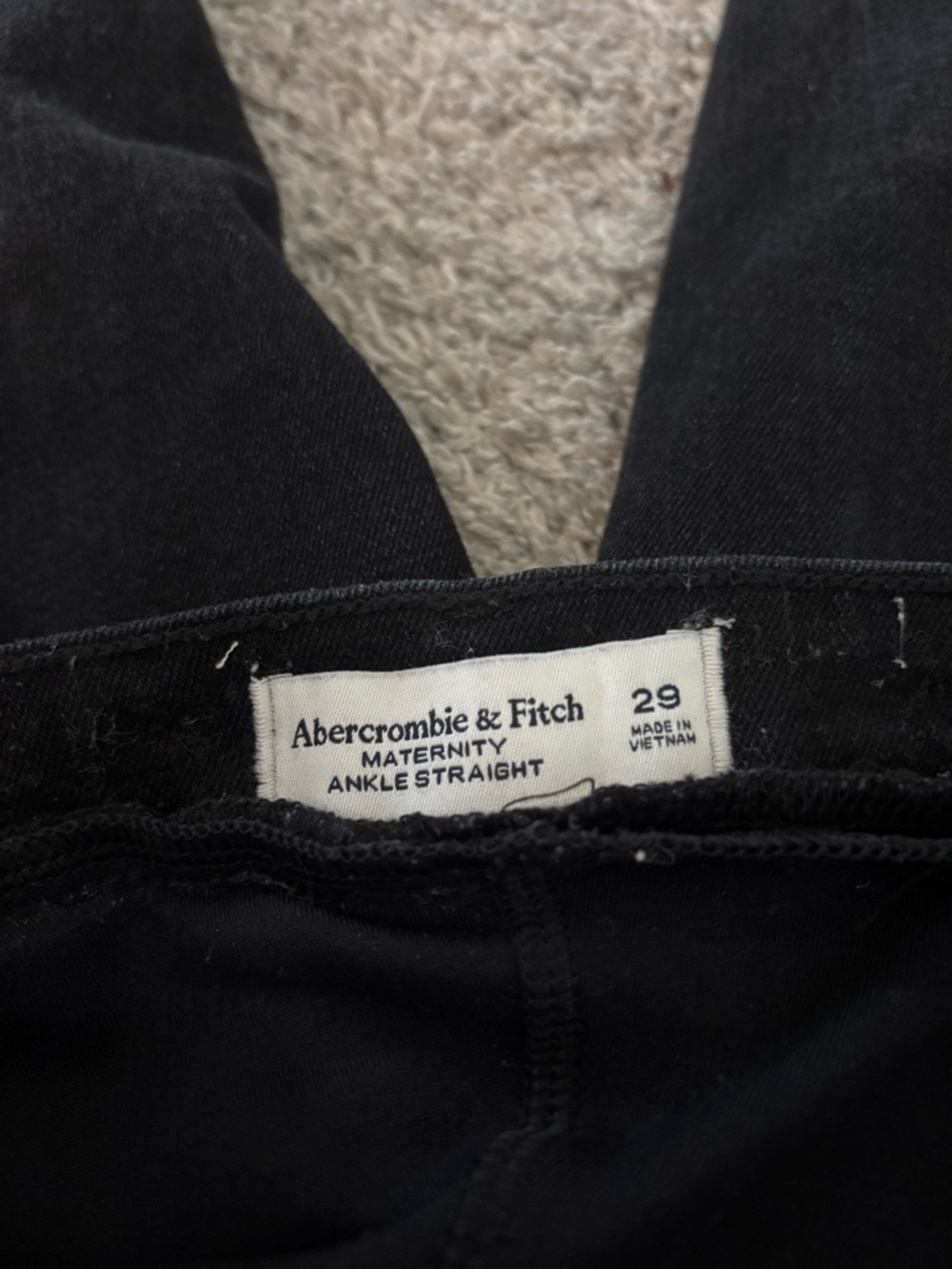 Abercrombie Maternity Ankle Straight Jeans Size 29 - Picture 3 of 3